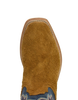 FENOGLIO- MEN'S RED BROWN ROUGHOUT BOOTS WITH BLUE BIOS