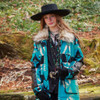 TASHA POLIZZI- WOMEN'S RESORT PARKA IN TURQUOISE