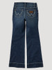 WRANGLER- GIRL'S WIDE LEG TROUSER JEANS IN JENNA INDIGO