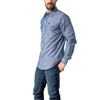 KIMES RANCH - MEN'S TUSCON LONG SLEEVE SHIRT IN INDIGO