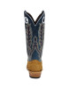 FENOGLIO- WOMEN'S RED BROWN ROUGHOUT BOOTS WITH BLUE BIOS
