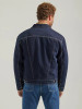 WRANGLER- MEN'S WESTERN VINTAGE SHERPA LINED DENIM TRUCKER JACKET IN HUNTER
