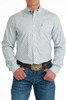 CINCH- MEN'S MODERN FIT BUTTON-DOWN WESTERN SHIRT IN LIGHT BLUE