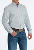 CINCH- MEN'S MODERN FIT BUTTON-DOWN WESTERN SHIRT IN LIGHT BLUE