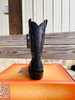 RIOS OF MERCEDES - MEN'S BLACK OSTRICH AND BLACK CALF BOOTS