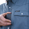 STS- MEN'S FISCHER LONG SLEEVE SHIRT IN SLATE BLUE