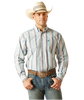 ARIAT- MEN'S PRO SERIES ELLIOT CLASSIC FIT SHIRT IN BLUE
