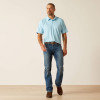 ARIAT- MEN'S 360 AIRFLOW POLO IN SHELTERING SKY