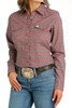 CINCH- WOMEN'S LONG SLEEVE WESTERN SHIRT IN RED