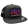 RED DIRT HAT CO- NIGHTFALL CHARCOAL BLACK 5 PANEL NAT