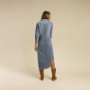 SENDERO PROVISIONS CO.- WOMEN'S ANNIE PEARL SNAP SHIRTDRESS IN BLUE DENIM