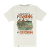 SENDERO PROVISIONS CO.- MEN'S NOT CATCHING T-SHIRT IN VINTAGE WHITE