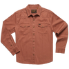 HOWLER BROTHERS - SAWHORSE WORK SHIRT IN MINK BROWN