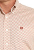 CINCH - MEN'S GEOMETRIC PRINT BUTTON-DOWN WESTERN SHIRT IN CREAM