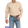 CINCH - MEN'S MICROSTRIP PRINT BUTTON-DOWN WESTERN SHIRT IN GOLD