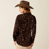 ARIAT - WOMEN'S HOMESTYLE SHIRT IN MOLE RANCH BRAND PRINT