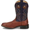 JUSTIN - MEN'S 11" ROSEWELL SMOOTH OSTRICH IN BRANDY BROWN
