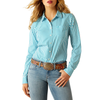 ARIAT - WOMEN'S KIRBY PRO LONG SLEEVE SHIRT IN PEACOCK STRIPE