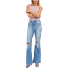 CELLO - WOMEN'S HIGH RISE SUPER FLARE JEANS IN LIGHT WASH