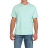 CINCH - MEN'S CREW NECK SOLID TEE IN TURQUOISE