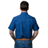 FERRELL - MEN'S CARSON SHORT SLEEVE SNAP SHIRT IN BLUE