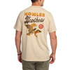 HOWLER BROTHERS - MEN'S OSPREY PREY POCKET T-SHIRT IN SAND HEATHER