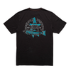 HOWLER BROTHERS - MEN'S RIVER WIZARD COTTON T-SHIRT IN BLACK