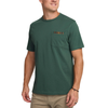 HOWLER BROTHERS - MEN'S SPECTRUM POCKET TEE IN FERN GREEN