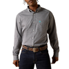 ARIAT - MEN'S WRINKLE FREE CALEB CLASSIC FIT LONG SLEEVE SHIRT IN DARK GREY