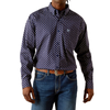 ARIAT - MEN'S STONE CLASSIC FIT LONG SLEEVE SHIRT IN DARK BLUE