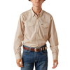 ARIAT - MEN'S WRINKLE FREE EDDIE CLASSIC FIT LONG SLEEVE SHIRT IN OFF WHITE