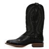 CORRAL - MEN'S BLACK ALLIGATOR INLAY & EMBROIDERED BOOTS