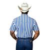 FERRELL - MEN'S THE LIAM SHORT SLEEVE SNAP SHIRT IN BLUE