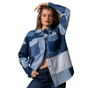 KIMES RANCH - WOMEN'S OLLY LONG SLEEVE SHIRT JACKET IN INDIGO