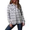 KIMES RANCH - WOMEN'S GWEN LONG SLEEVE SHIRT IN PRISTINE