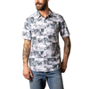 KIMES RANCH - MEN'S DUNN SHORT SLEEVE SHIRT IN BLACK & WHITE