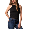 KIMES RANCH - WOMEN'S REAGAN TANK TOP IN BLACK