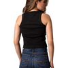 KIMES RANCH - WOMEN'S REAGAN TANK TOP IN BLACK