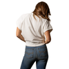 KIMES RANCH - WOMEN'S HOLLY SHORT SLEEVE SWEATER IN PRISTINE