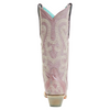 CORRAL - WOMEN'S METALLIC LILAC OVERLAY EMBROIDERY STUDS CRYSTALS BOOTS