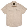 HOWLER BROTHERS - MEN'S H BAR B SHORTSLEEVE SNAPSHIRT IN EYELET STRIPE OFF WHITE