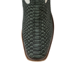 ANDERSON BEAN - MEN'S GREY RUSTIC PYTHON WHITE SNOW BOOTS
