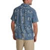 HOWLER BROTHERS - MEN'S SHORES CLUB SHIRT IN PALMETTO PROPHECY : STORM BLUE