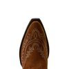 ARIAT - WOMEN'S CASANOVA X TOE WESTERN BOOTS IN OILED TAN SUEDE