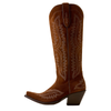 ARIAT - WOMEN'S CASANOVA X TOE WESTERN BOOTS IN OILED TAN SUEDE