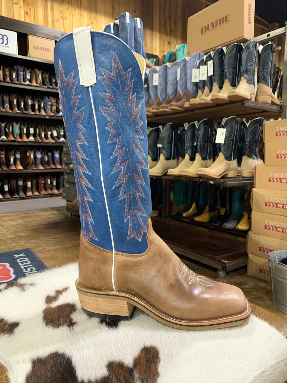 OLATHE- MEN'S BROWN MARINE FIELD BOOTS - Y-Bell Ranch Supply olathe-men-s-brown-marine-field-boots-y-bell-ranch-supply