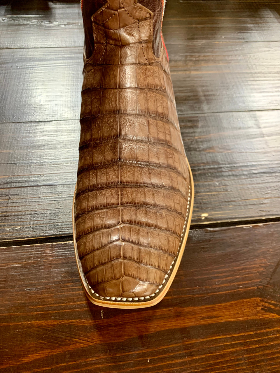 HORSE POWER - MEN'S POST OAK CAIMAN BELLY BOOTS - Y-Bell Ranch Supply