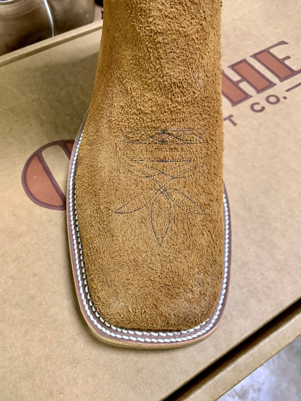 OLATHE - MEN'S COFFEE BISON MINT BOOTS - Y-Bell Ranch Supply