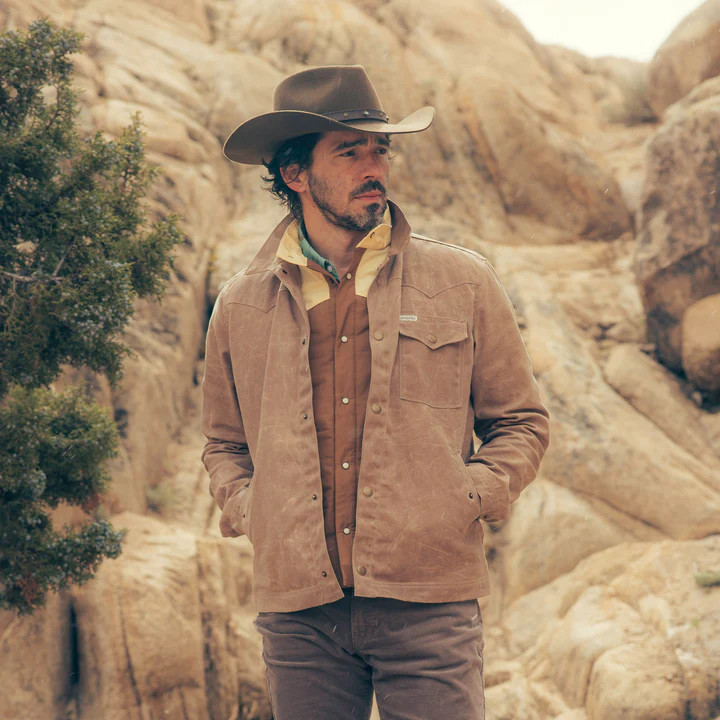 SENDERO PROVISIONS CO.- MEN'S RANCHO WAXED JACKET IN MOENKOPI