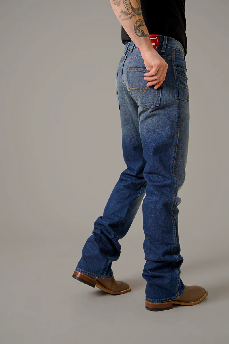 KIMES RANCH- MEN'S STEWART JEANS IN MEDIUM BLUE WASH - Y-Bell